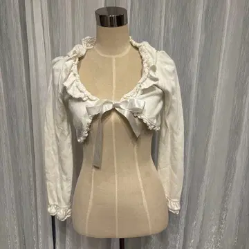 베이비더스타즈 샤인브라이트 볼레로 화이트