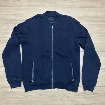 ALLSAINTS 프론트 집 스웨트 셔츠