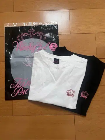9090girl Tiaralogo Pack-Tee 반팔T셔츠 2장 세트