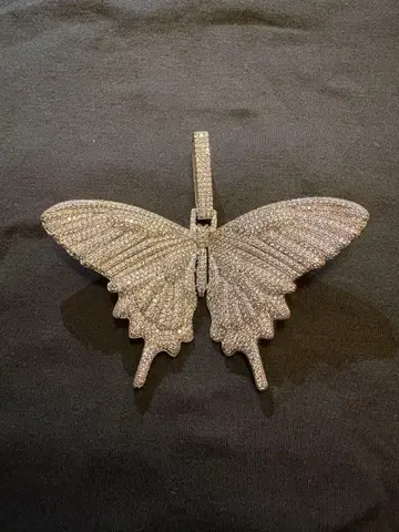 krkc 버터플라이 목걸이 체인 포함 남녀 공용