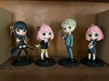 스파이 패밀리 Qposket 피규어 4체 세트