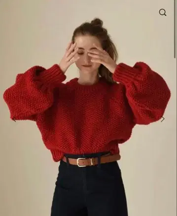 RANCLIC : volume sleeve short knit