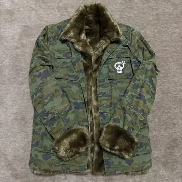 Jimy's Charmer 퍼 카모플라쥬 밀리터리 자켓