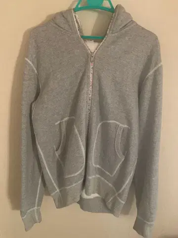 잭슨 마티스 레인보우 지퍼 그레이 후드티 L 사이즈