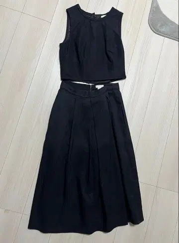 J.Crew 블랙 스커트 셋업 사이즈 0