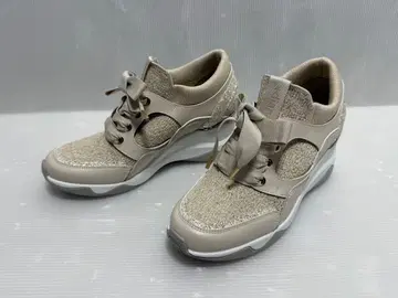 [ 미사용품 ] +diana 플러스 다이애나 니트 콤비 힐업 스니커즈