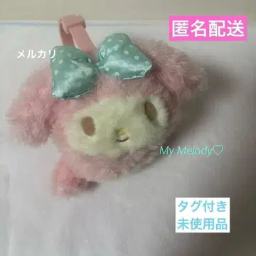 산리오 마이멜로디 보아 귀마개 [택 포함 미사용품] 도트 리본