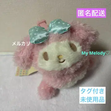 산리오 마이멜로디 보아 귀마개 [택 포함 미사용품] 도트 리본