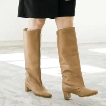 세스토 와이드 샤프트 미들 힐 롱 부츠 23.5cm