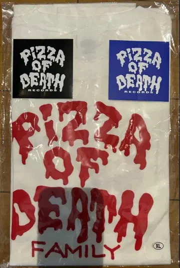 사바 시스터 pizza T 셔츠 XL 사이즈 스티커 2장 포함