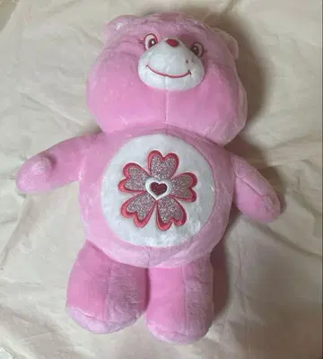 케어베어 키라키라 BIG 봉제 인형 4 스위트 사쿠라베어 핑크