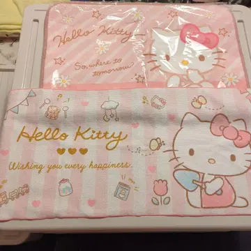 헬로키티 쿠션 매트, 파이버 타월