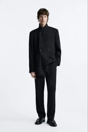 ZARA ORIGINS 트윌 블레이저 테일러드 자켓 EUR 48