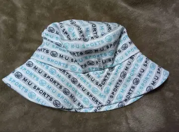 귀여운 M.U SPORTS 로고 햇 스카이블루 사이즈 38