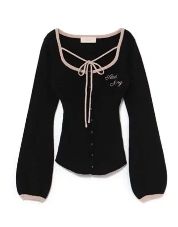 [ 최저가 ] andmary Sonique knit tops black