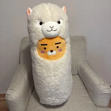 카카오프렌즈 알파카 인형 라이언 특대형 봉제 인형