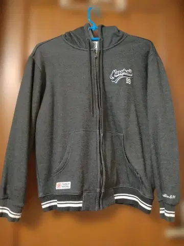 프랭클린 마샬 그레이 L 사이즈 풀 집업 후드티