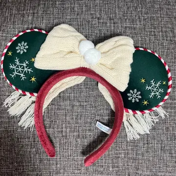 디즈니 미니 마우스 머리띠 크리스마스