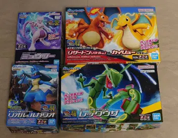 포켓몬 프라모델 뮤츠 루카리오 리자몽 망나뇽 레쿠자