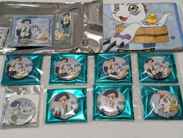 디지몬 극락탕 캔뱃지 코스터 와시씰 플러스 세트 묶음 판매