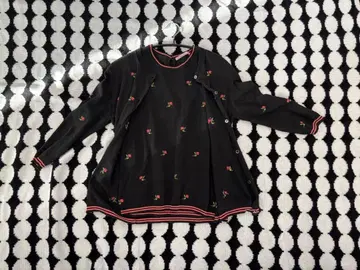 PS Paul Smith Women 앙상블 미니 꽃무늬 자수 가디건