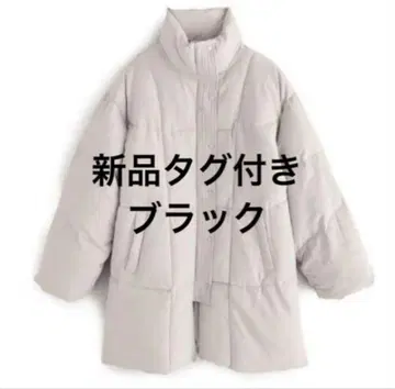 GRL 스탠드 카라 충전솜 다운 코트 다운 자켓 kd26 블랙