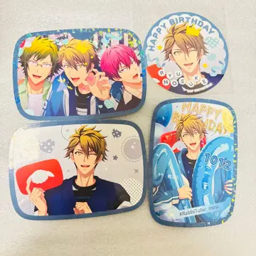 아이나나 RabbiTube mini 류노스케 포토 카드, 캔뱃지