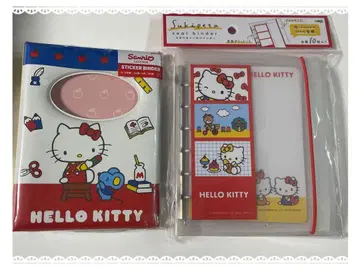 산리오 헬로키티 sukipeta 스키페타 씰 바인더 2종