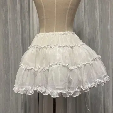 화이트 레이스 파니에, 레이스 서랍 2개 세트