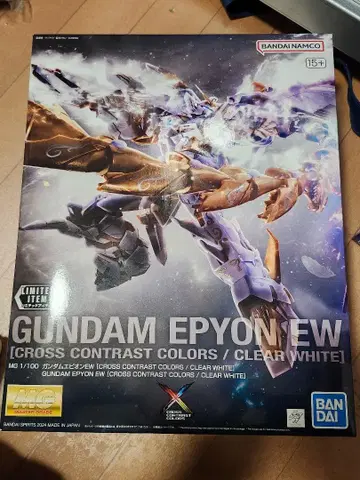 MG 1/100 건담 에피온 EW 크로스 대비 컬러 클리어 화이트