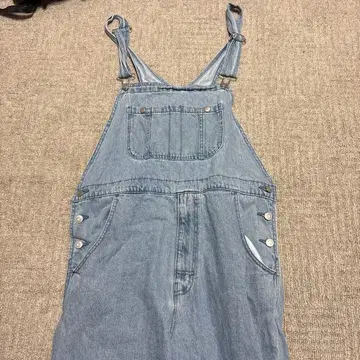 데님 오버롤 라이트 블루