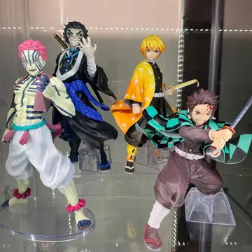 귀멸의 칼날 제일복권 카이가쿠 아카자 젠이츠 탄지로 피규어 모음