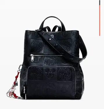 Desigual 미키 중형 백팩 (키체인 불량)