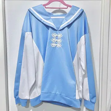 시마무라 타 콜라보 스카이블루 세일러 저지 차이나 천사계 패션 풀세트