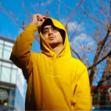 후지이 카제 꽃 후드 부착 후드티