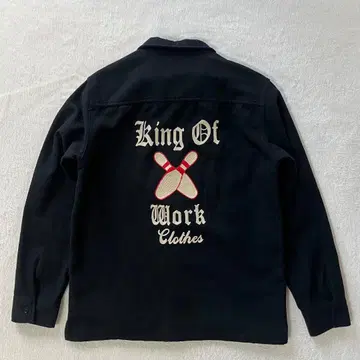 BENDAVIS 볼링 패턴 자수 울 셔츠