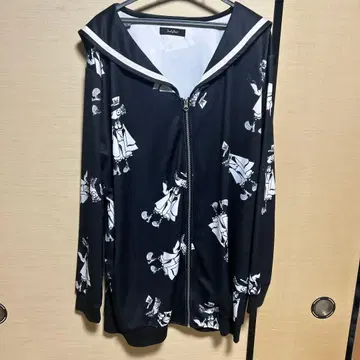 funkyfruit 세일러 카라 후드티