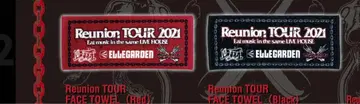 ELLEGARDEN Reunion TOUR FACE TOWEL (Red)