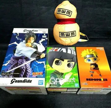 NARUTO 락 리 우치하 사스케 피규어 표주박 봉제 인형 애라