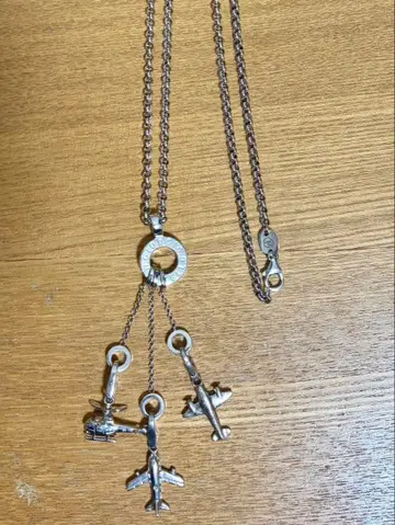 조르지오 마르텔로 비행기 헬리콥터 목걸이 SV925