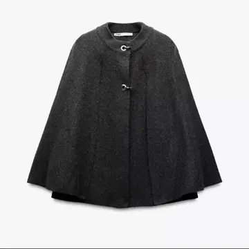 택 포함 미사용 새상품 ZARA 니트 케이프 코트 M 사이즈