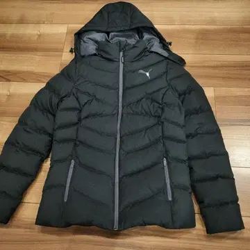 [ 새상품급 ] PUMA 후드 부착 다운 자켓 블랙