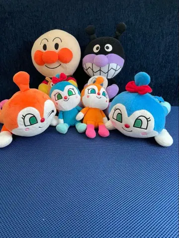 호빵맨과 친구들 봉제 인형 세트