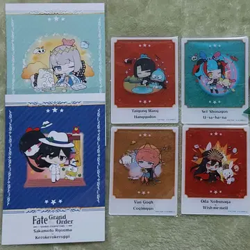 [ 메루카리 한정 가격 인하 ] FGO 산리오 아크릴 카드 세트