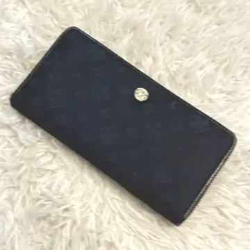 [ 새상품급 ] russet 라운드 지퍼 지갑(SO-348) 장지갑 블랙