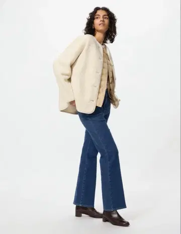 슬림 플레어 트라우저 청바지 UNIQLO