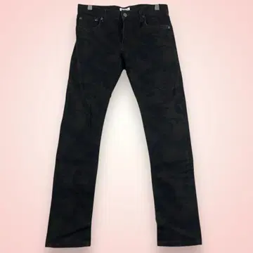imp 데님 팬츠 카모 패턴 면 99% [ XS ]