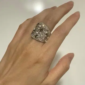 새상품급 Harraca 모나크 쉐이프 반지