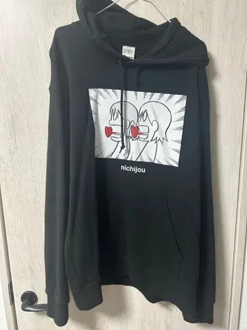 아라이 케이이치 일상 후드티 XL 블랙