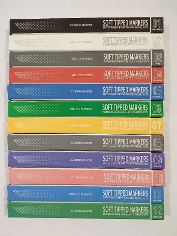 DSPIAE 수성 아크릴 마커 기본색 MK-01~12